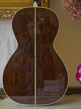 Parlor Guitar back